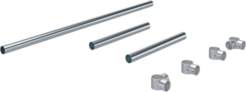 AmGood Cross Bar and Connector Set (for Table 24" x 48") - Image 3